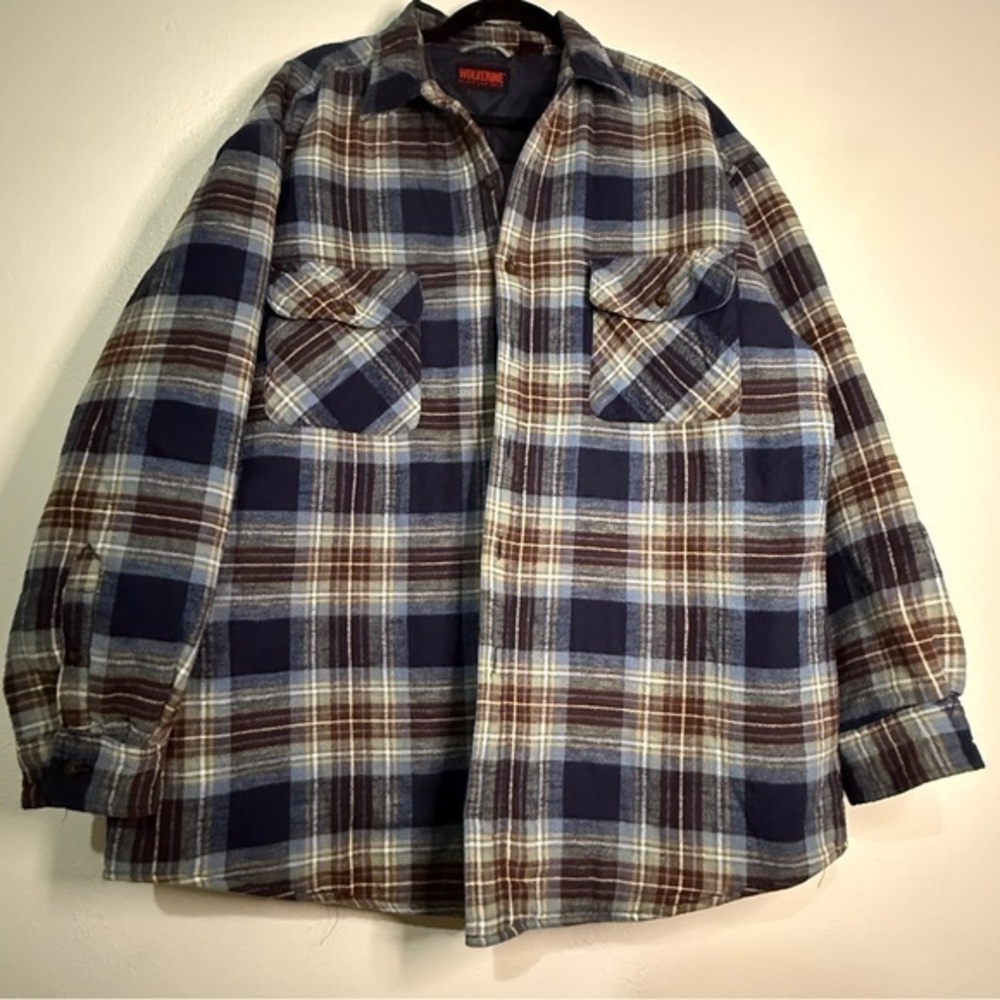 Wolverine Men's Blue Plaid Jacket. Sz XL